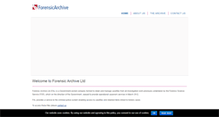Desktop Screenshot of forensicarchive.com
